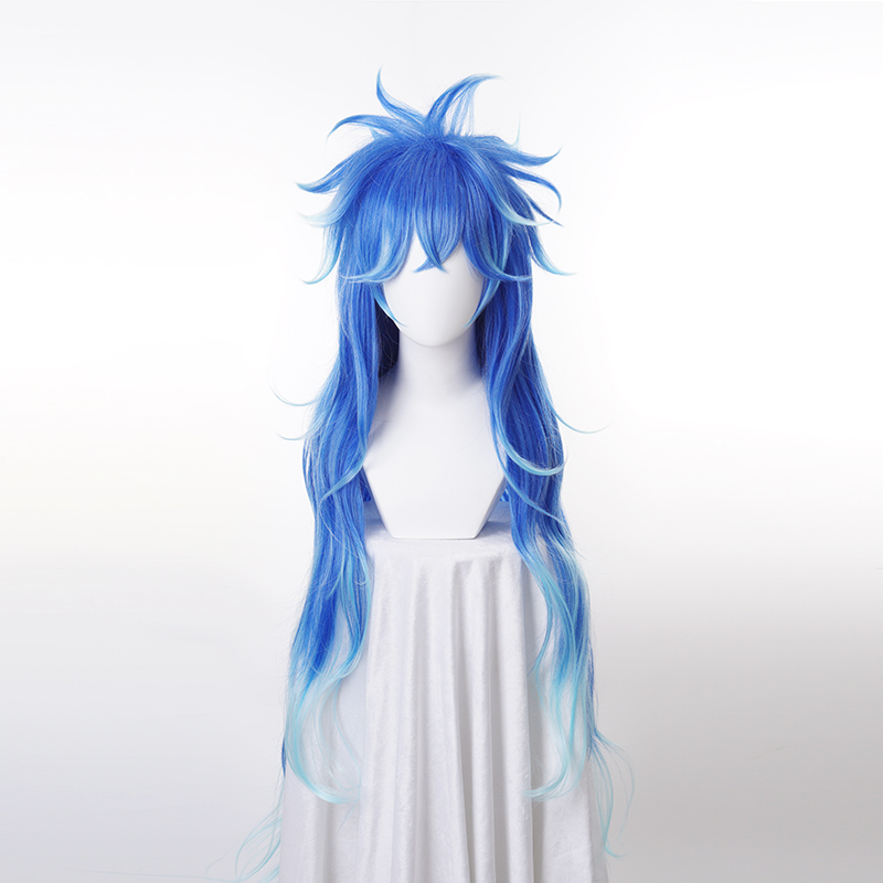 Anime Cosplay Blue Hair - Peluca Idia Shroud Cosplay Hercules Hades