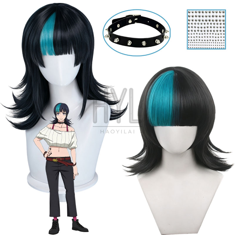Anime Cosplay Blue Hair - Peluca de Cosplay de Anime Kirara