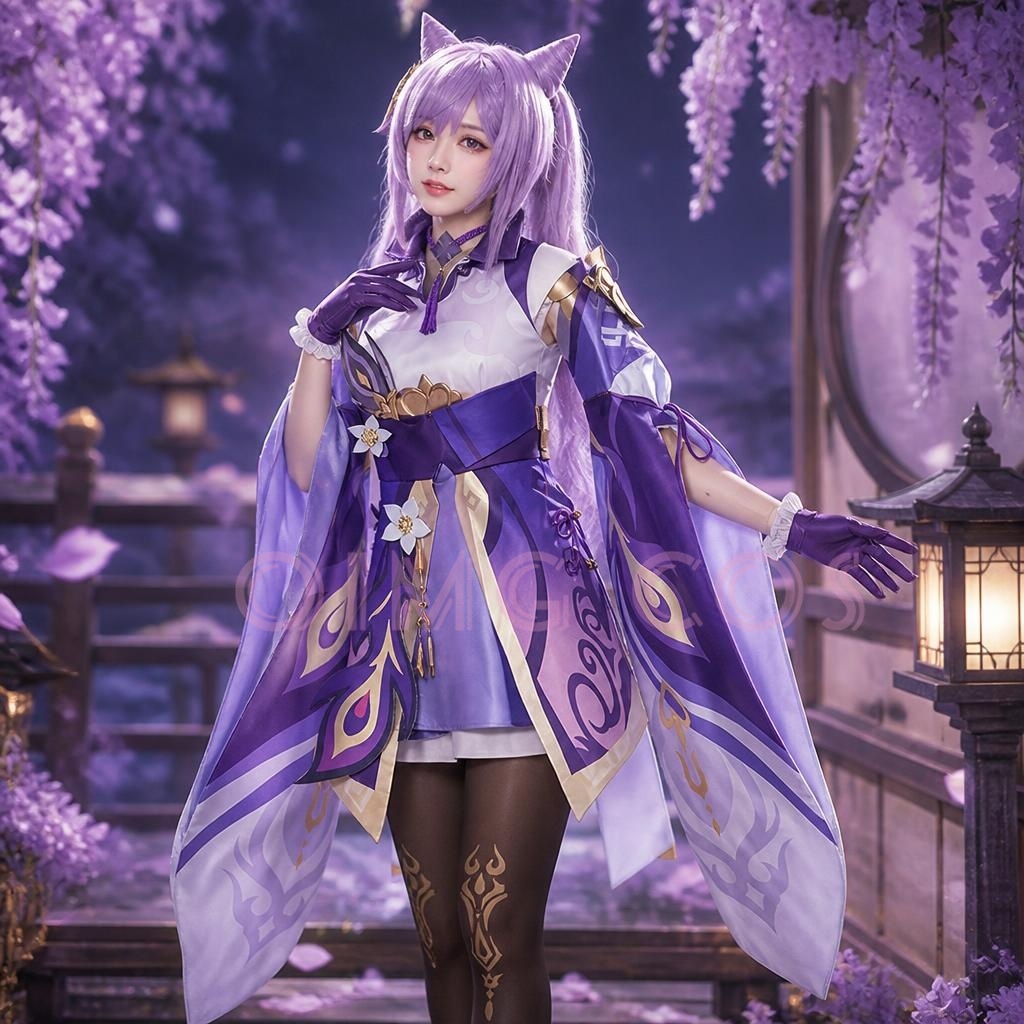 Anime Cosplay Jumpsuit - Disfraz de Cosplay de Keqing de