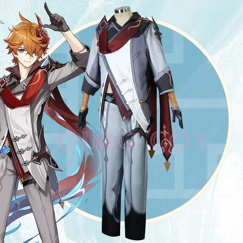Anime Cosplay Jumpsuit - Genshin Impact Tartaglia Cosplay disfraz uniforme
