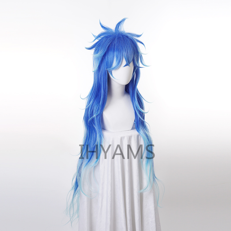 Peluca Idia Shroud Cosplay Her - Anime Cosplay Blue Hair reseña y precio