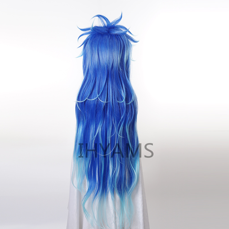 Peluca Idia Shroud Cosplay Her - Anime Cosplay Blue Hair reseña y precio