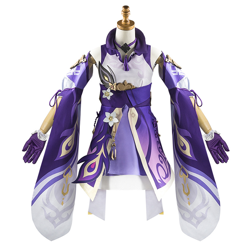 Disfraz de Cosplay de Keqing d - Anime Cosplay Jumpsuit reseña y precio