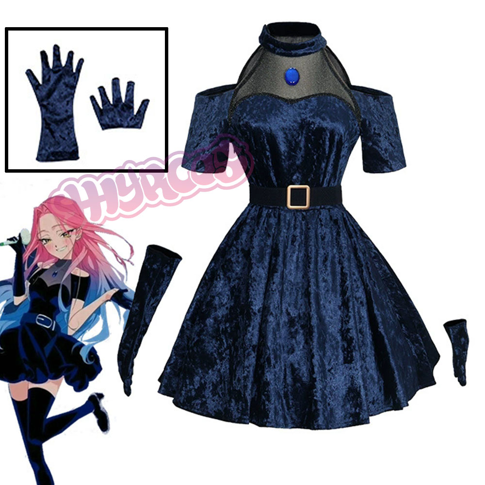 Mizi-Disfraz de Alien de Anime - Anime Cosplay Blue Hair reseña y precio