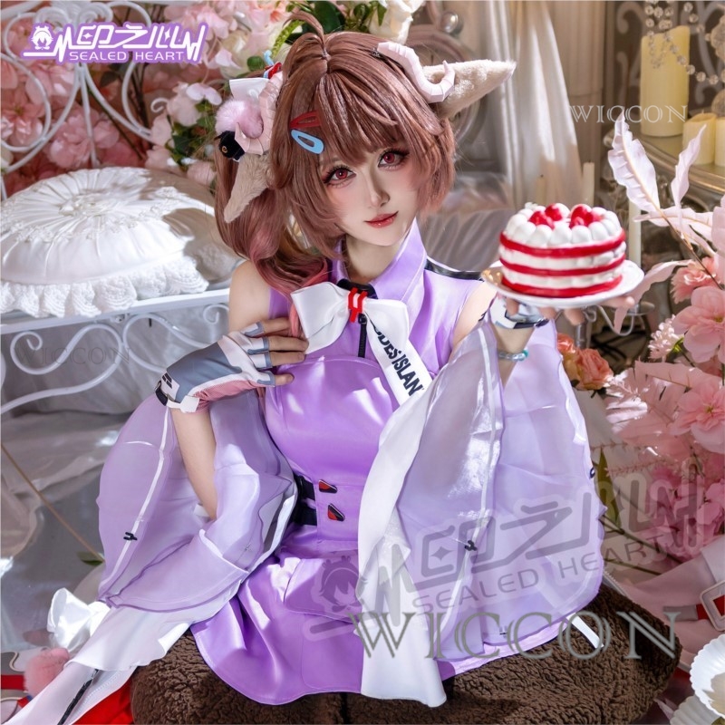 Disfraz de Cosplay de Hallowee - Anime Cosplay Blue Hair reseña y precio