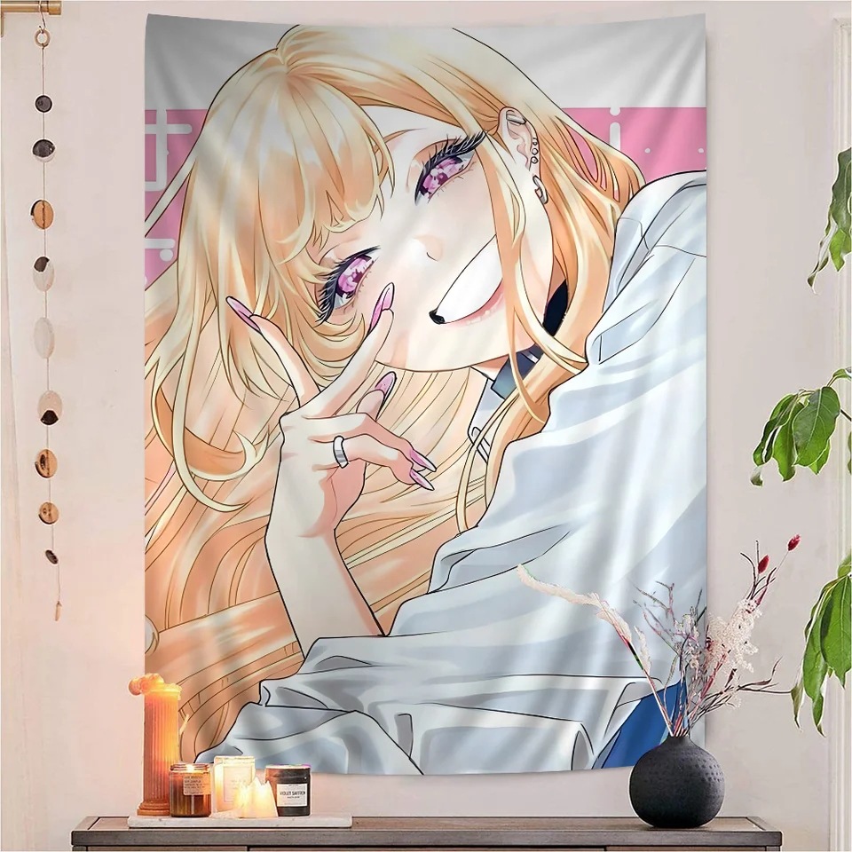 Tapiz de pared de anime My Dre - Kitagawa Anime Cosplay reseña y precio