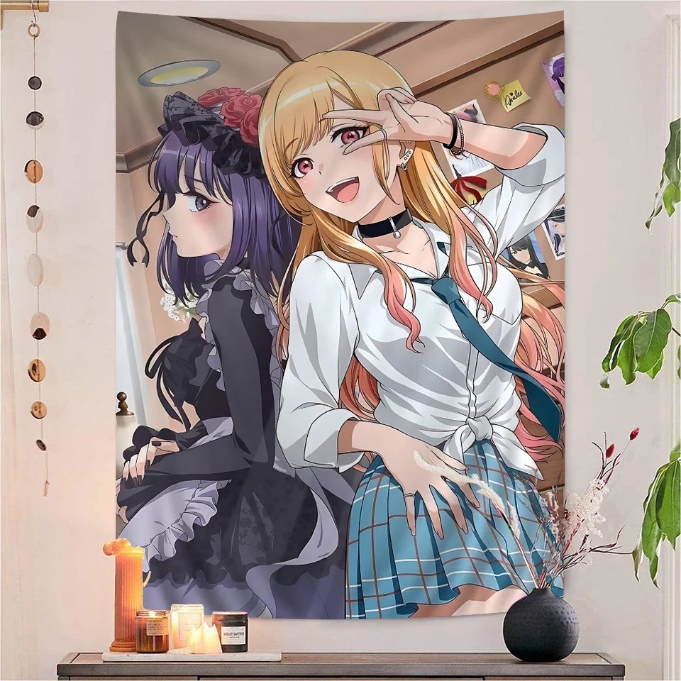 Tapiz de pared de anime My Dre - Kitagawa Anime Cosplay reseña y precio